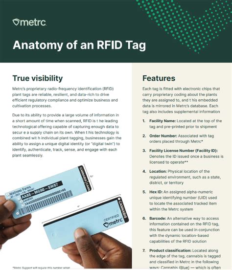 rfid tags METRC